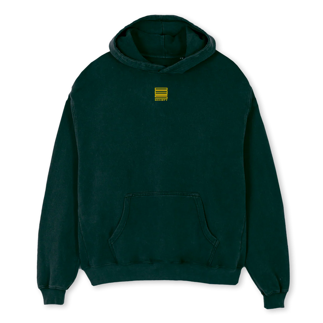 YEL ICONHOOD Wild Green Oversized Hoodie.