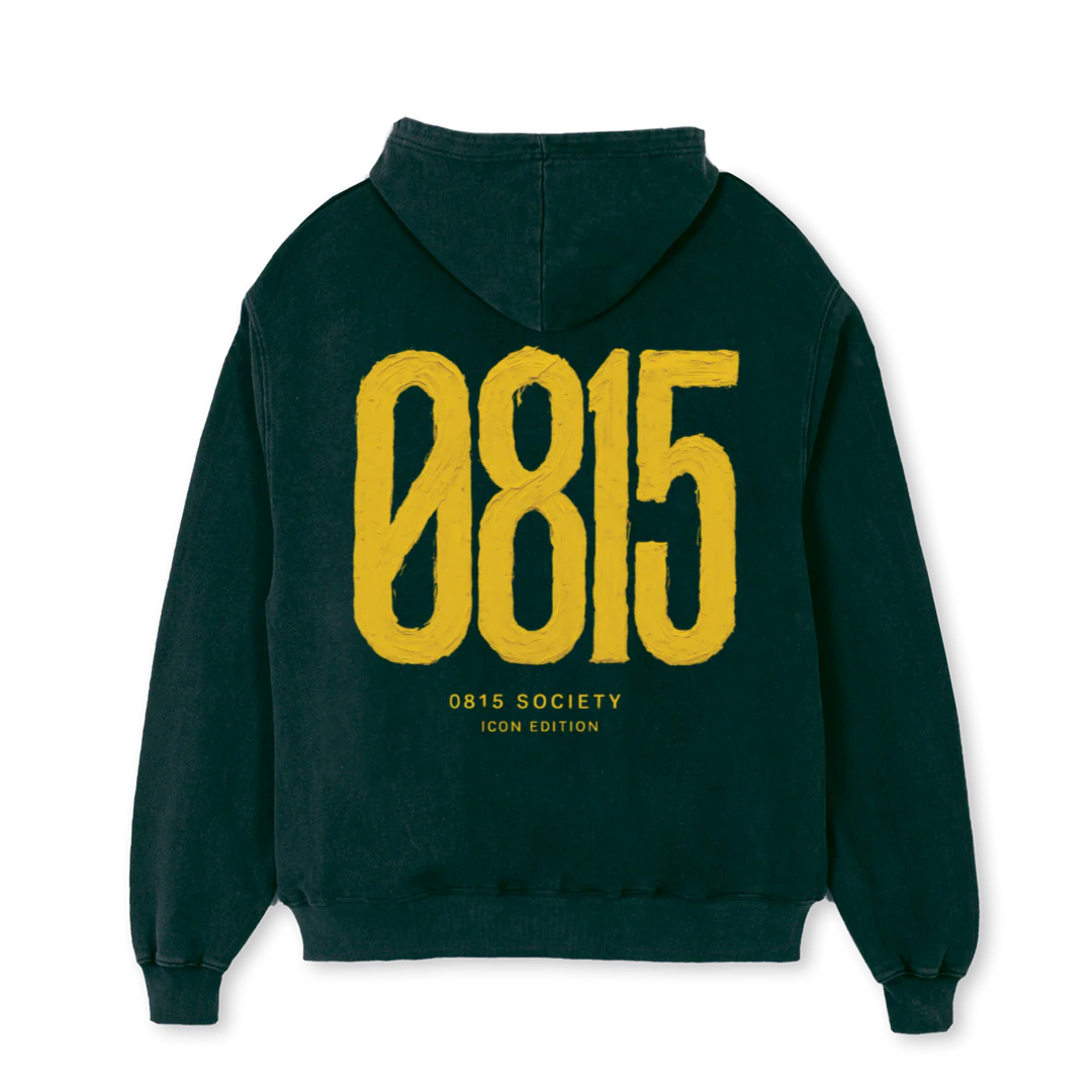YEL ICONHOOD Wild Green Oversized Hoodie. - Image 2