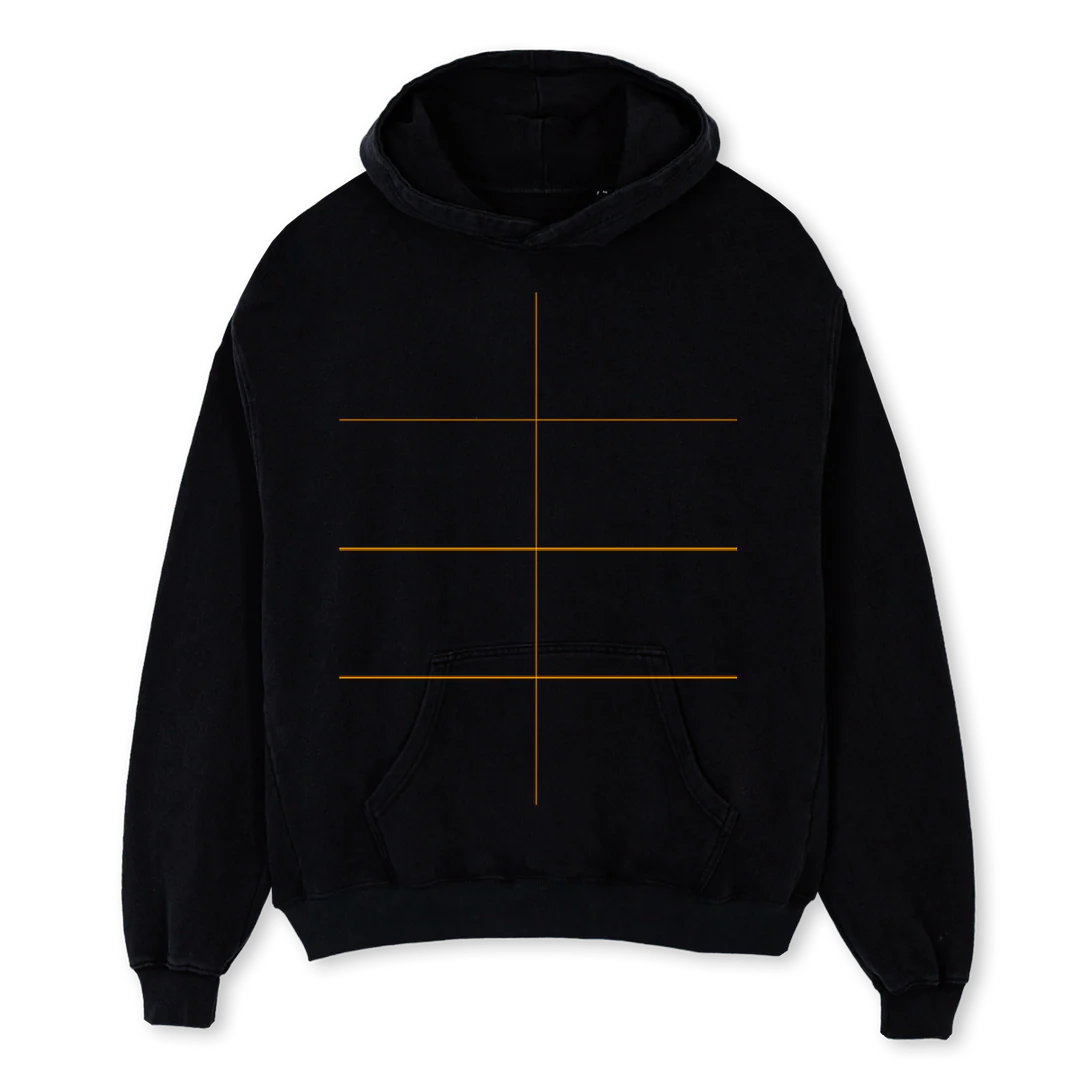 YUKI Black Oversized Hoodie. - Image 2