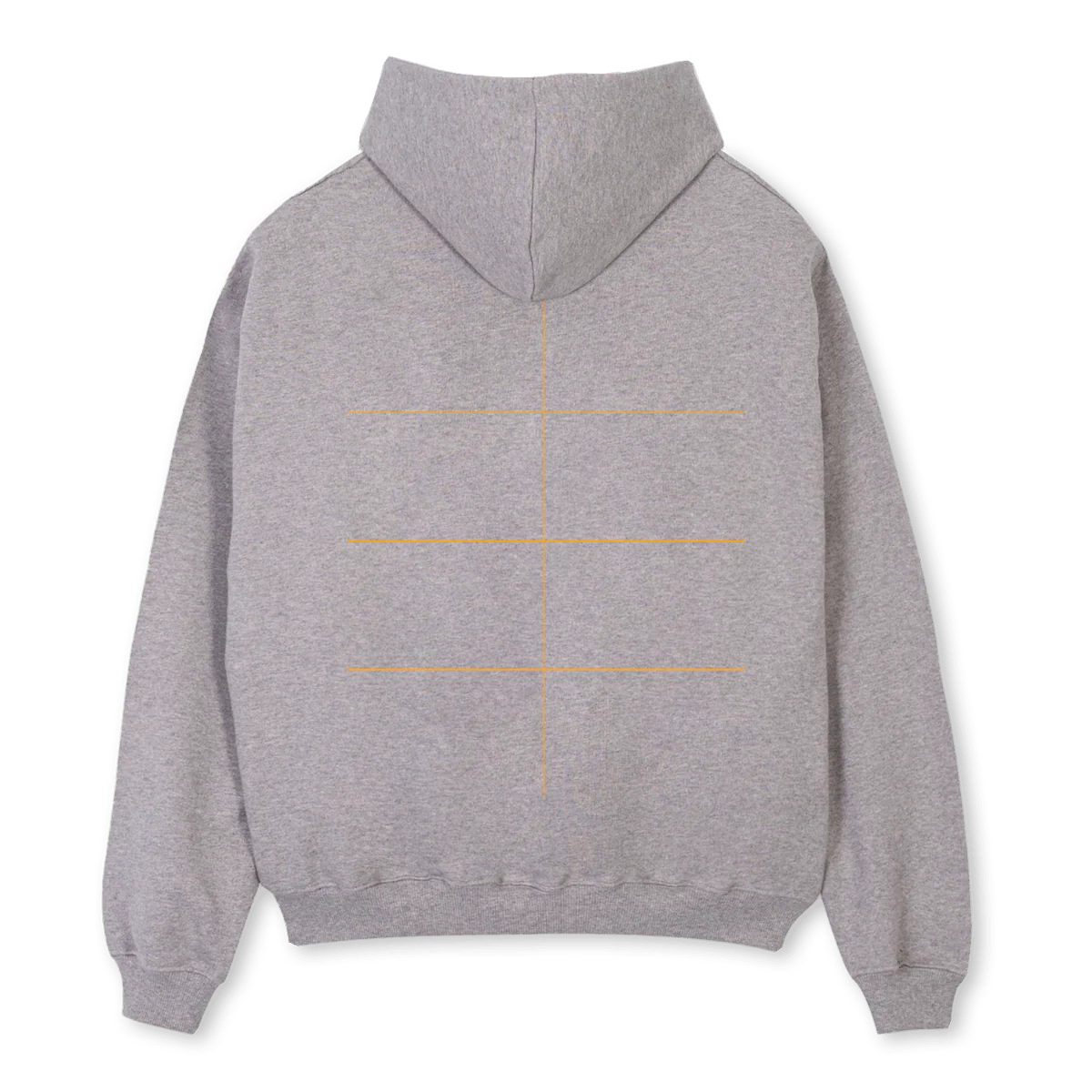 ZHDG Grey Marl Oversized Zipped Hoodie. - Image 2