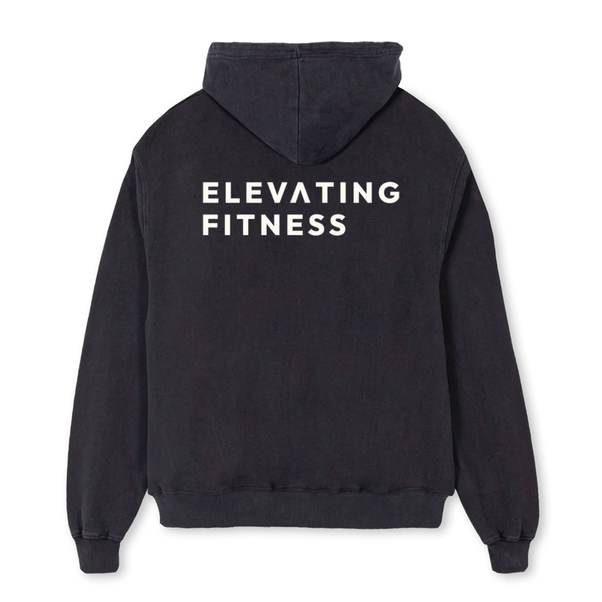 ZIPPEREF Vintage Black Oversized Zipped Hoodie. - Image 2