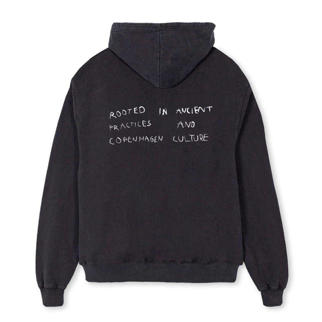 ZIPTWO Vintage Black Oversized Zipped Hoodie. - Image 2