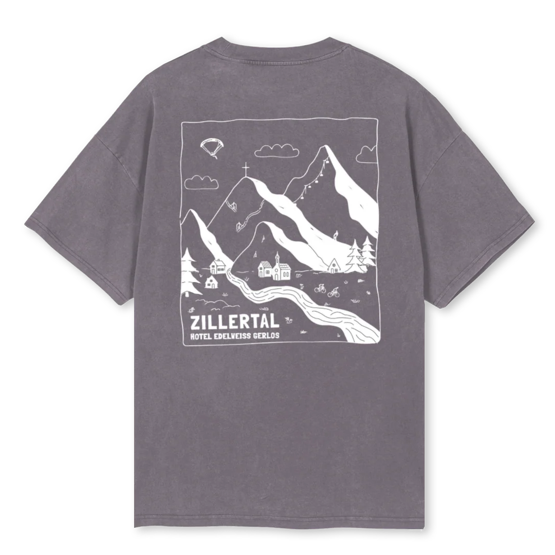 ZILLERTAL_PG Pigment Grey Oversized Tee. - Image 2